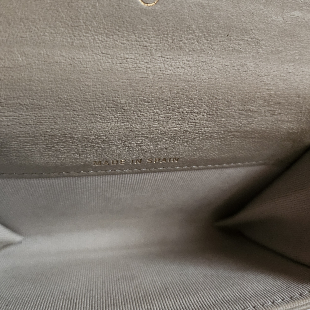 Authentic Chanel 19 Gray Taupe Wallet - Picture 8 of 12